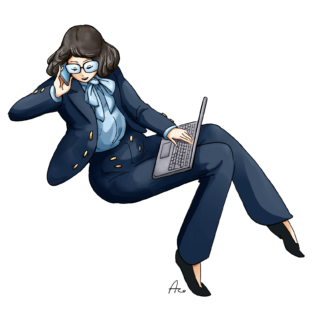 みなとまち社会保険労務士事務所　イラスト