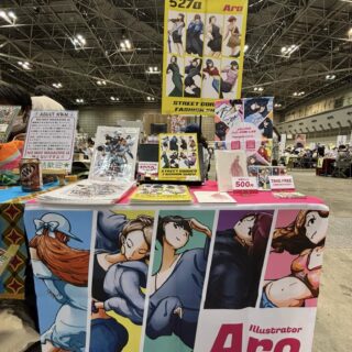 コミティア153の自身の販売ブース